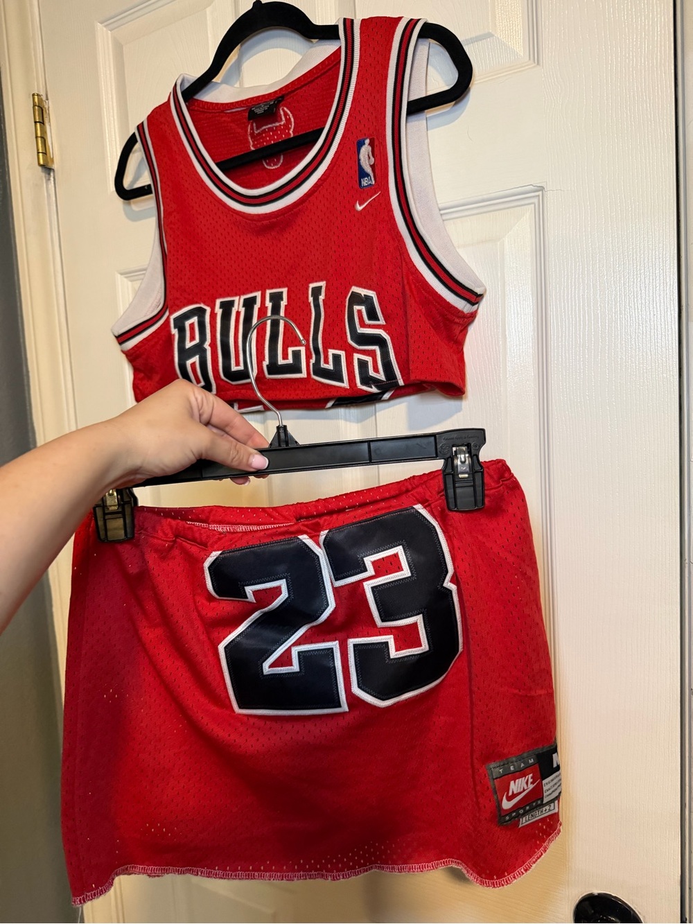 Re worked Chicago Bulls Jordan Jersey 2-Piece Set (23)